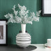 Nordic Horizontal Striped Abstract Art Ceramic Vase-3