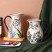 Rural Natural Hand-Painted Porcelain Vase with Handle-4
