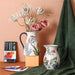 Rural Natural Hand-Painted Porcelain Vase with Handle-6