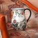 Rural Natural Hand-Painted Porcelain Vase with Handle-8