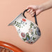 Rural Natural Hand-Painted Porcelain Vase with Handle-9