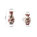 Rural Art Red Leaves Porcelain Vase-5
