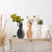 Matte Simple Solid Color Ceramic Vase with Handle-4