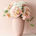 Nordic Simple Vertical Striped Ceramic Vase-8