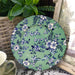 Vintage Floral Wave Edge Dinner Plate-10