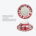 Red Bow Bone China Dinnerset with Coffee Cup,Dinner Plate-6