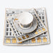 Modern Hand-Painted Bone China Dinnerset with Coffee Cup,Dinner Plate-1