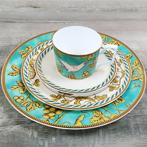 Flower Bird Bone China Dinnerset with Coffee Cup,Dinner Plate-2