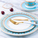 Gold Leaf Bone China Dinnerset with Coffee Cup,Dinner Plate-2