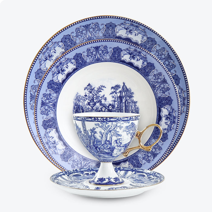 British Manor Bone China Dinnerset with Coffee Cup,Dinner Plate-1