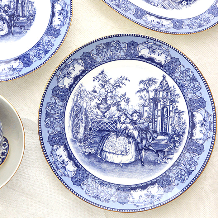 British Manor Bone China Dinnerset with Coffee Cup,Dinner Plate-9
