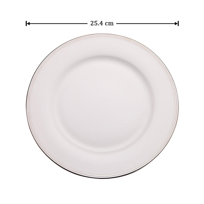 Silver Rim Bone China Dinnerset with Coffee Cup,Dinner Plate-8