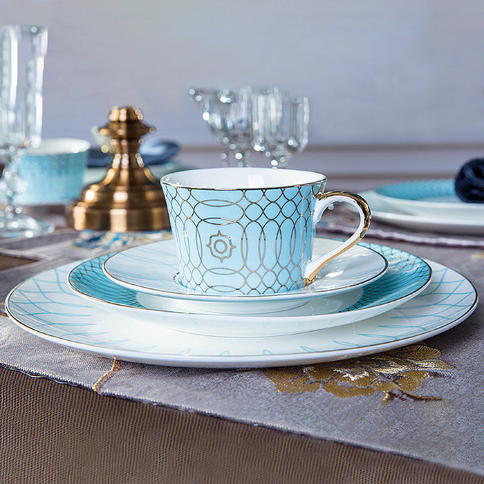 Modern Bone China Dinnerset with Coffee Cup,Dinner Plate-2