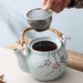 Japanese Sakura Cherry Blossom Ceramic Tea Set-3