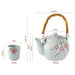 Japanese Sakura Cherry Blossom Ceramic Tea Set-4