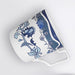 Chinese Blue Flower and Peacock Ceramic Cup and Saucer Set of 6-4