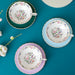 Macaron Colors Bone China Coffee Cup and Saucer Set of 6-6