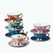 Garden Birds Bone China Ceramic Coffee Cup and Saucer Set of 6-1