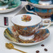 British Oil Painting Coffee Cup and Saucer Set-2
