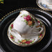 English Rose Bone China Coffee Cup and Saucer Set-7