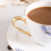 Blue Iris Bone China Coffee Cup and Saucer Set-3
