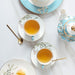 Branch and Flower Bone China Coffee Cup and Saucer Set of 2-5