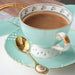 Macaron Fine Bone China Golden Rim Cup and Saucer Set-4