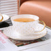 Gold Spot Golden Rim Coffee Cup and Saucer Set-2