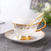 Royal Golden Rim Fine Bone China Coffee Cup Set-6