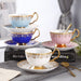 Royal Golden Rim Fine Bone China Coffee Cup Set-8