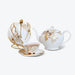 Gold Maple Leaf Bone China Tea Set-1