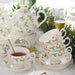 Strawberries and Leaves Bone China Tea Set-3