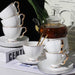 Gold Rim Bone China Tea Set-2