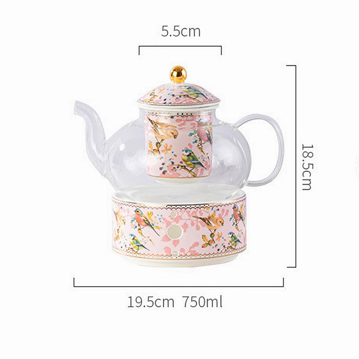 Idyllic Bird Bone China Tea Set-8