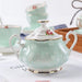 Polka Dot Flower Bone China Tea Set-3