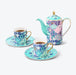 Exotic Flower Bone China Tea Set-8