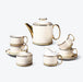 Gold Trim Geometric Afternoon Tea Set-7