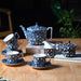 Blue Starry Sky Hand-Painted Ceramic Tea Set-2