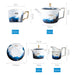 Underwater World Gold Trim Ceramic Tea Set-9