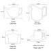 Bone China Blue Geometric Gold Trim Ceramic Tea Set-8