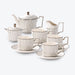 Bone China Silver Stripes Tea Set-1