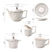 Bone China Silver Stripes Tea Set-7