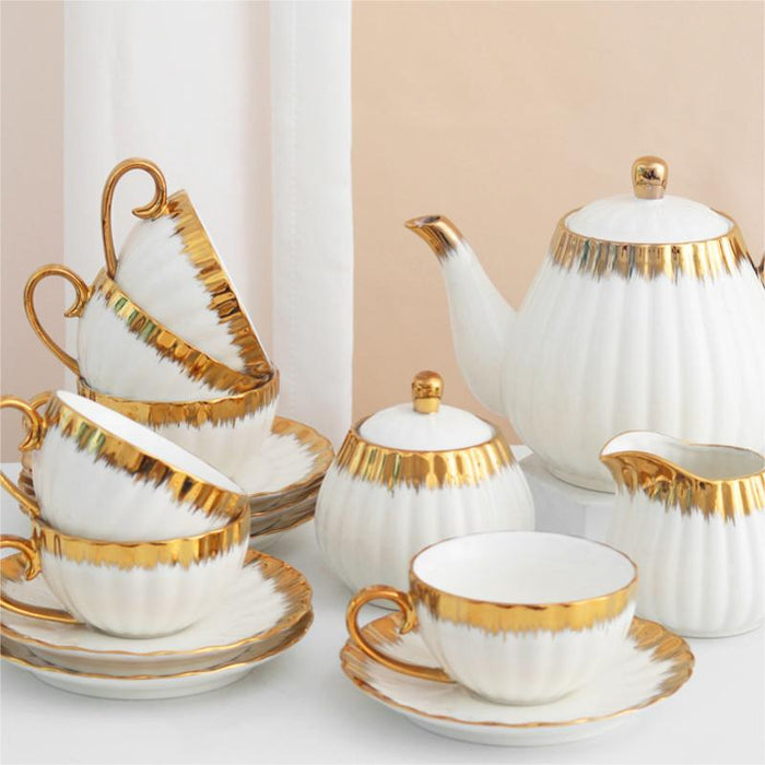 Phnom Penh and Golden Handle Afternoon Tea Set-2