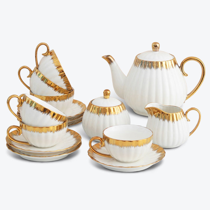 Phnom Penh and Golden Handle Afternoon Tea Set-1