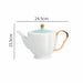 Luxury Bone China Gold Trim Ceramic Tea Set-6