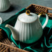 Gold Trim Pumpkin Coffee Set-3