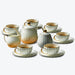 Gold Trim Pumpkin Coffee Set-1
