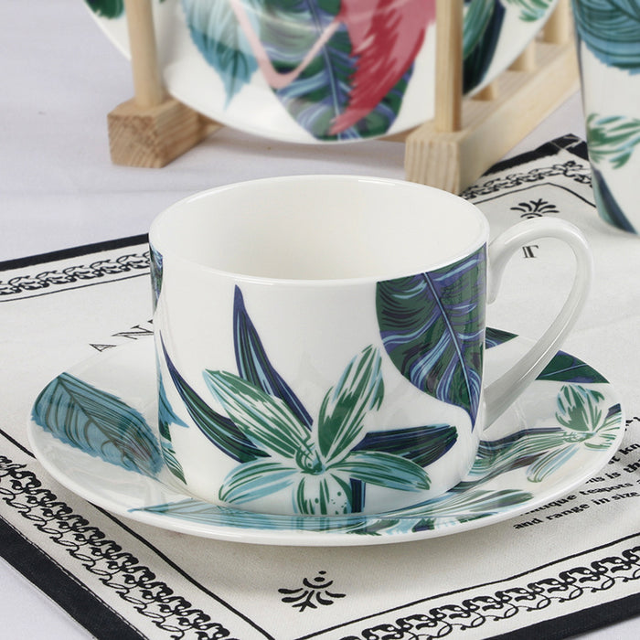 Bone China Rainforest Tea Set-5