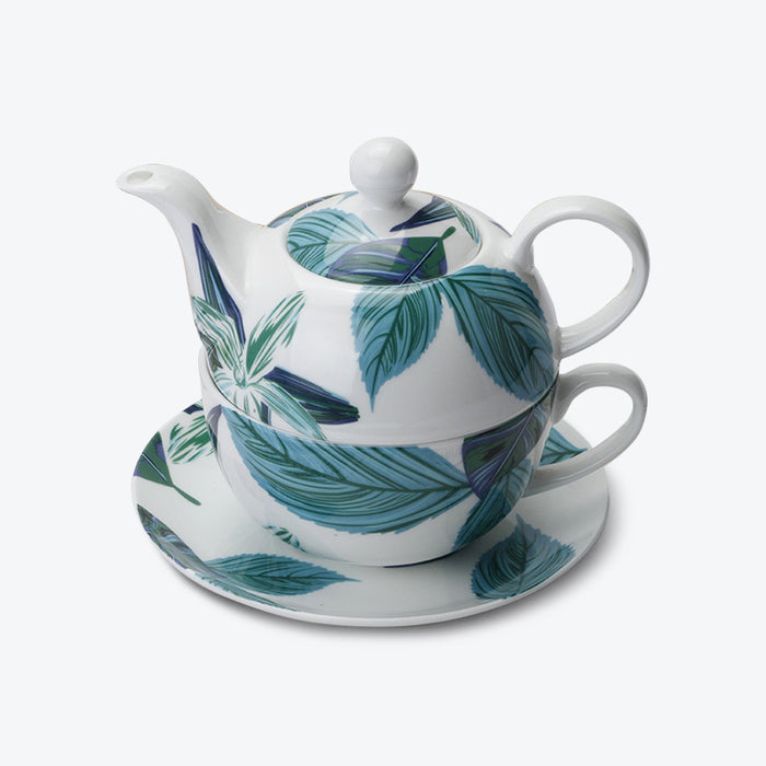 Bone China Rainforest Tea Set-7