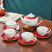 Bone China Persimmon Pattern Tea Set-2